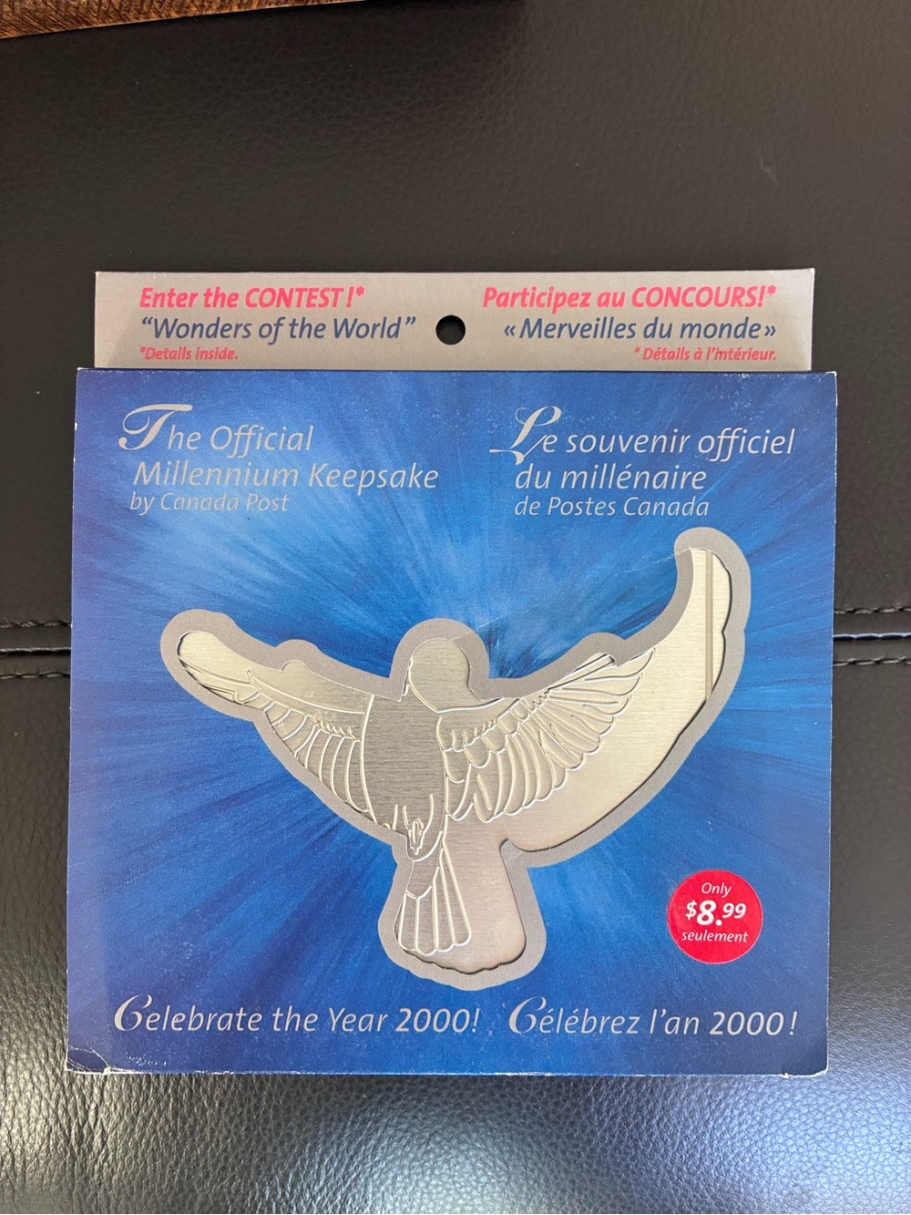 Canada Post Silver Dove Millennium Keepsake